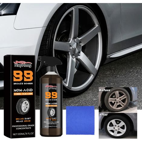 Felgenreiniger, Reifenreiniger, Rostentferner, Polierreiniger, Fleckenentferner – 120 ml + Tuch -- DTEKGAZ (1/5)