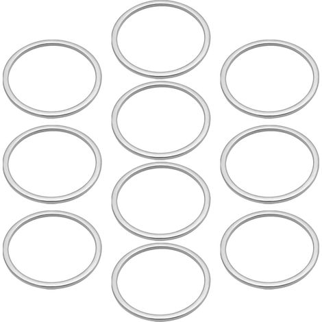 Lot de 10 bagues de réduction de scie - 25,4 à 22,2 mm - Bagues d'alésage de lame de scie - Pour disques de coupe - Outils de menuiserie (1/5)