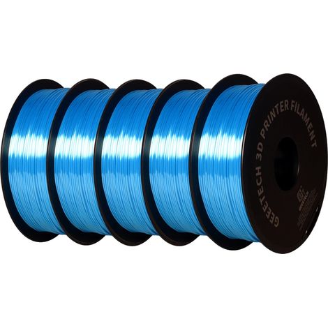 Filamento 3D, alta resistencia, material ecológico, seda azul cielo (1/2)