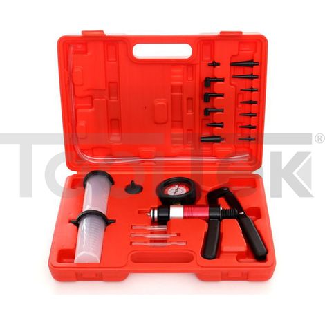 TESTER KIT SPURGO FRENI VACUOMETRO MANUALE POMPA A VUOTO (1/5)