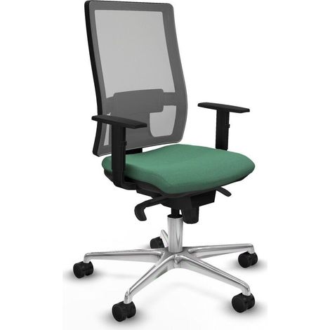 Piqueras y Crespo Horna Chaise de bureau vert émeraude (1/3)
