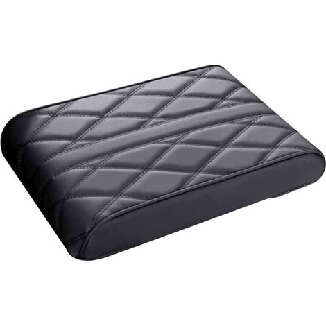 Coussin d'accoudoir de voiture, coussin en mousse à mémoire de forme rehaussant la hauteur, coussin d'accoudoir central de voiture allongé et épaissi.