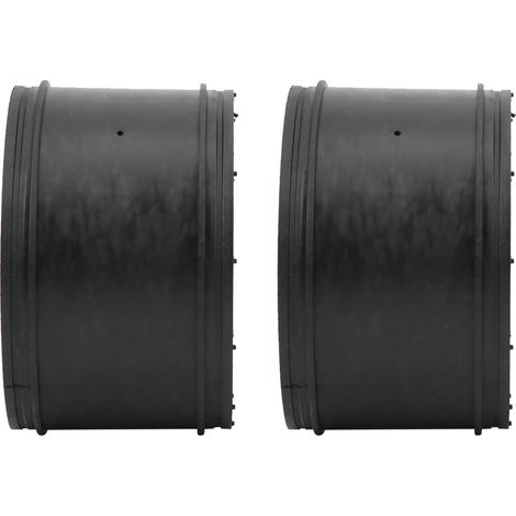 2 moyeux de roue en plastique de 17 mm pour voiture crawler Traxxas MAXX 1/10 RC, adaptateur de couplage (1/5)