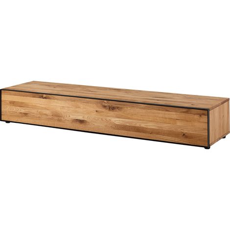 Mobile TV Rovere naturale oliato 200x53x32 cm montato parzialmente STARNBERG 13 (1/3)