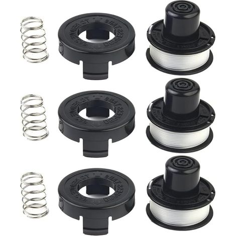 Lot de 3 accessoires de rechange pour débroussailleuse Black & Decker A6226 GL250 GL310 GL360 (1/5)