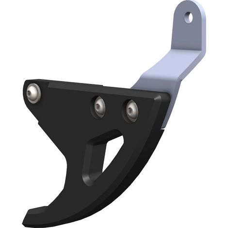 Protector de disco de freno trasero CROSSPRO para Yamaha YZ YZF WRF '99-'19, color negro - Material DTC, Motocross