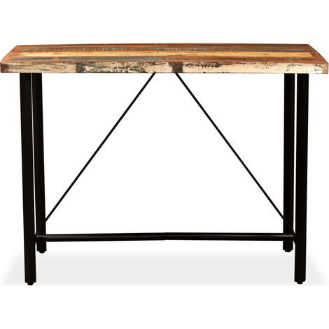 Bartisch Altholz Massiv 150x70x107 cm vidaXL