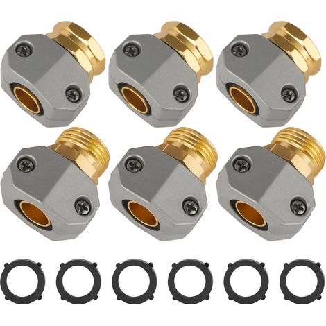 Kits de réparation pour tuyau d'arrosage (compatibles 3/4" et 5/8"), lot de 3 (1/5)