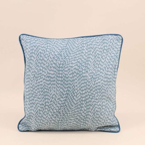 Coussin déperlant & anti uv motifs organiques 40x40cm (1/5)
