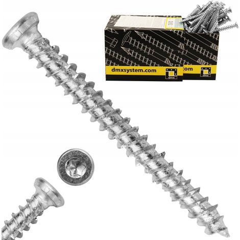 Vis à tôle coniques Torx - 7,5x92 mm - 100 pièces - Résistantes et durables - Idéales pour menuiserie (1/5)