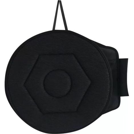 Coussin pivotant 360° pour voiture - Coussin de siège auto pivotant - Disque de transfert adapté pour siège auto - Transfert facile (Noir) (1/5)