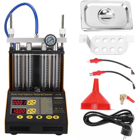 Nettoyeur injecteur essence ultrasonique CT150 pour moteur auto, testeur système carburant, 100-240V prise UE, outil diagnostic entretien véhicule. (1/5)