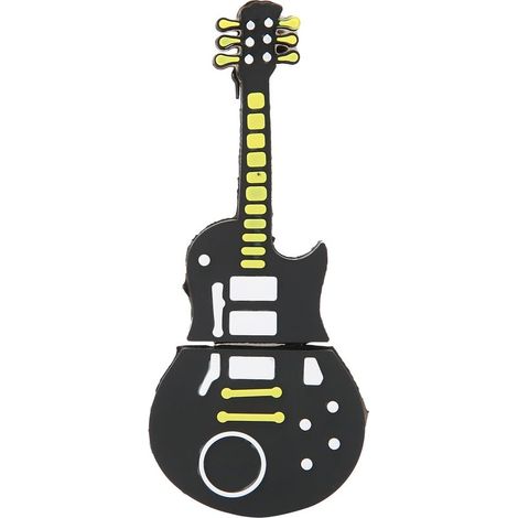 Clé USB Guitare Cartoon 16GB - Mémoire Portable Amusante pour Stockage et Transfert de Données - Cadeau Original (1/5)