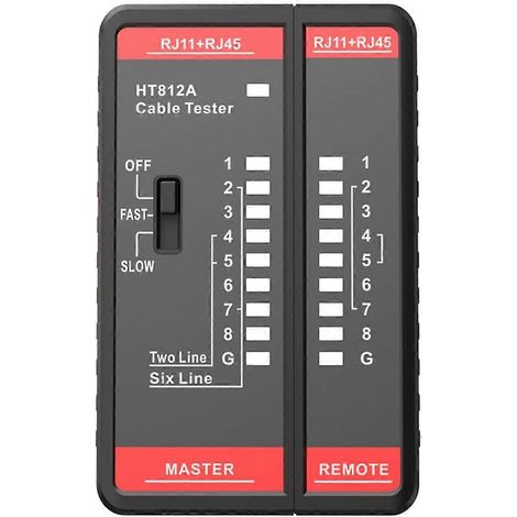 Testeur de ligne téléphonique filaire HT812A - Détecteur de ligne (1/5)