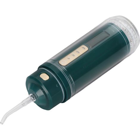 Tragbare Munddusche mit 3 Betriebsmodi und abnehmbarem 140-ml-Wassertank. (1/5)