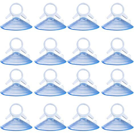 Ventouses à Queue D'aronde Pvc Transparentes 4,5 Cm, Lot de 50 Pcs, Support Ventouse Pare-soleil et Rideau de Voiture pour Pare-brise, Fixation Forte et Stable pour Accessoires