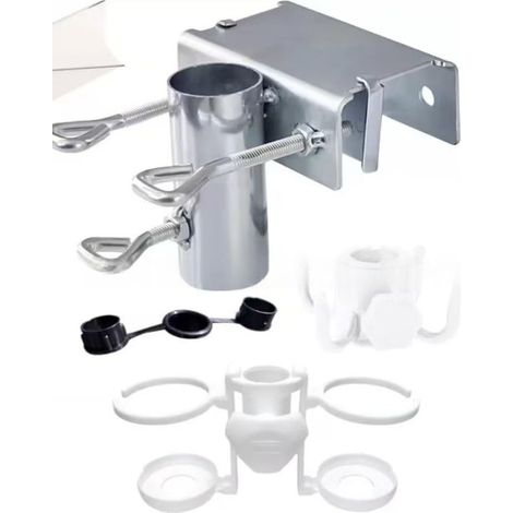 Support de parasol résistant pour balcon balustrade 18-32 mm support pare-soleil jardin terrasse (1/5)