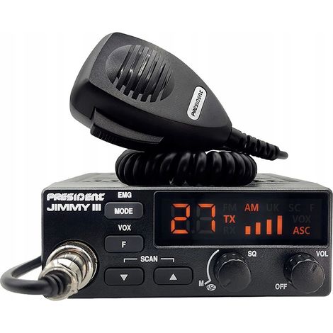 Radio CB Jimmy III ASC AM FM 12V 40 canales (1/4)