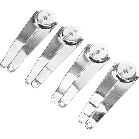 SEWACC Lot de 4 charnières robustes pour couvercle rabattable de boîtes en bois (1/4)