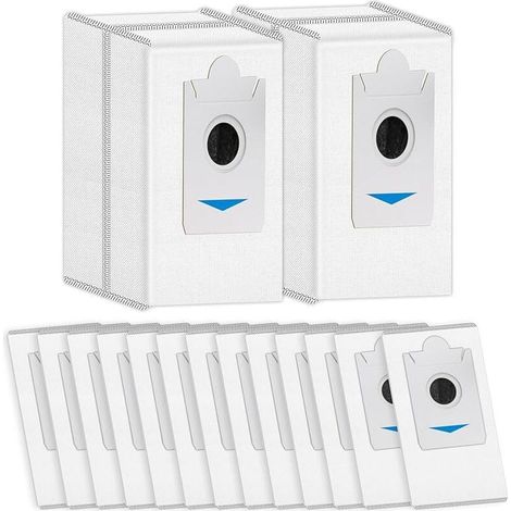 (15 Pièces) X2 Omni Sacs à Poussière de Remplacement Compatibles Avec l&39aspirateur Robot ECOVACS DEEBOT X5 Omni/ X5 Pro Omni/ (1/4)