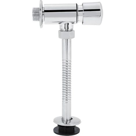 Valve de chasse d'urinoir, outil de chasse d'eau de toilette de salle de bains de valve de chasse d'eau durable d'alliage de zinc (1/5)