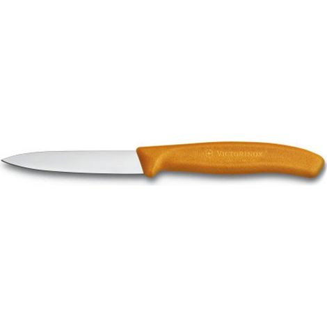 Lot De 2 Couteaux Office 8 Cm Orange - Swissclassic - Victorinox