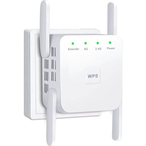 Verbessern Sie Ihr WLAN-Signal zu Hause. Schließen Sie es an, um Ihr WLAN-Signal zu verstärken (1200 Mbit/s). (1/5)