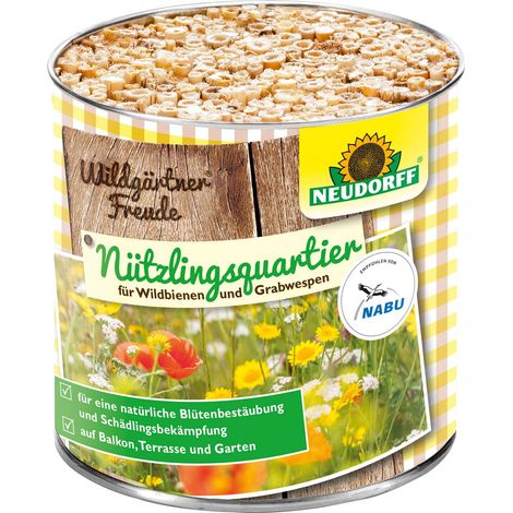 NEUDORFF® Wildgärtner Freude Nützlingsquartier für Wildbienen & Grabwespen (1/2)