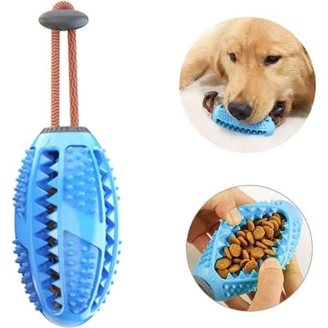 Bâton de brosse à dents, Jouet de brosse à dents pour chien Balle de friandise, pour le soin dentaire des chiots, caoutchouc naturel non toxique (1/4)