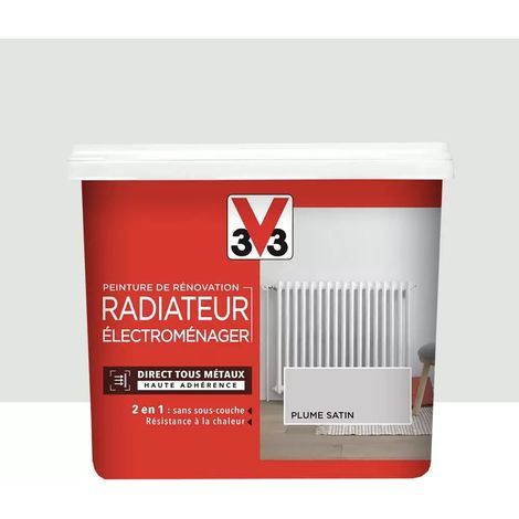 Peinture De Rénovation V33 Radiateur Électroménager Plume 0,75 L (1/3)