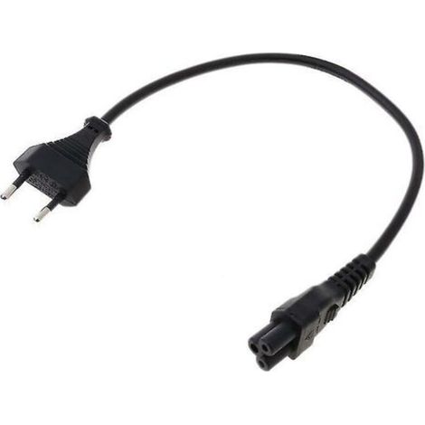 Micky Power Adapter Cable from EU 2-pin Plug to IEC 320-C5 for Laptop Power Supply 3 (1/4)