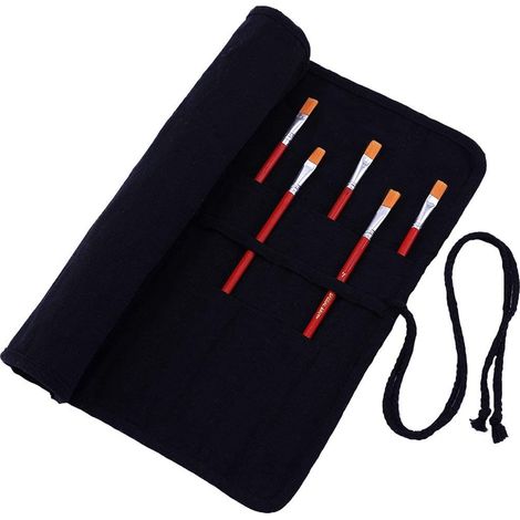 Sac de rangement pour pinceaux de type rouleau (noir), (1/2)