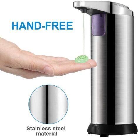 Distributeur de Savon Automatique Salle de bain avec capteur Infrarouge et Base étanche Touchless - 2pcs - (1/4)