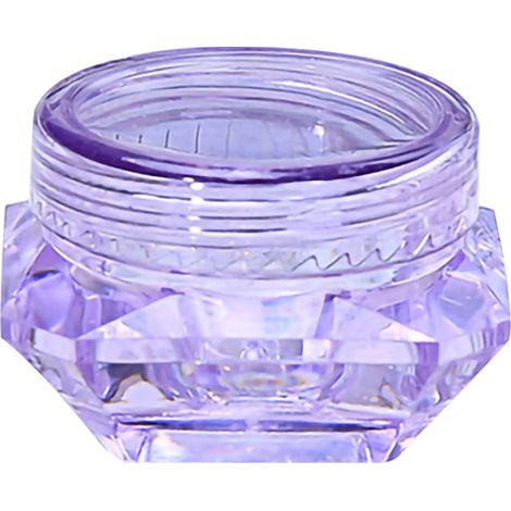 tarros de crema de viaje, diseño de diamante, ligeros, portátiles, envases cosméticos vacíos (1/5)