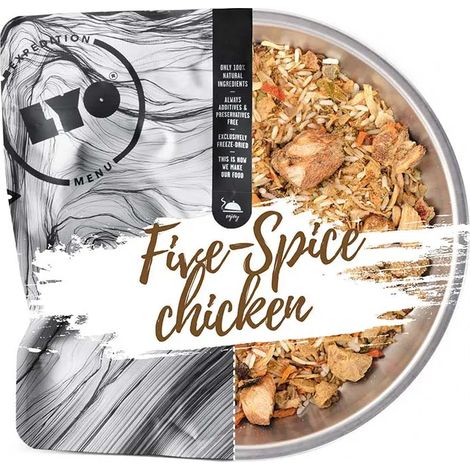 Lyophilisate - Lyofood Fünf-Geschmacksrichtungen-Hühnchen mit Reis 370 g (1/5)