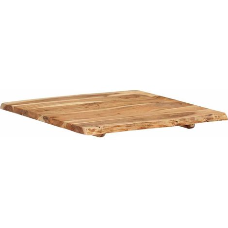 Maison Exclusive - Tischplatte Massivholz Akazie 58x(50-60)x2,5 c (1/5)