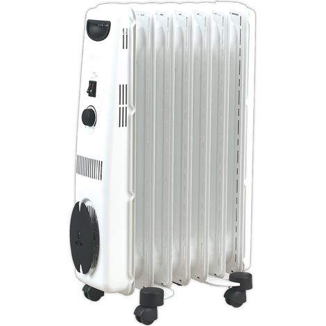 Sealey Oil Filled Radiator 1500W/230V 7-Element RD1500 (1/2)