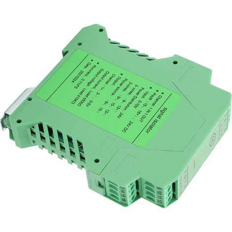 DC-Signalisolator Strom-Spannungs-Transmitter DIN-Schienenmontage 1 Eingang 1 Ausgang 0–10 V bis 0–5 V GLG (1/5)