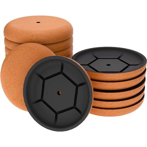 8 Stück Möbelgleiter für Schwere Möbel Filz, 9cm Extra Dickes Wiederverwendbare und Gleiter, Schutz von Hartholzböden und Teppichoberflächen Möbel Einfach bewegen (1/5)