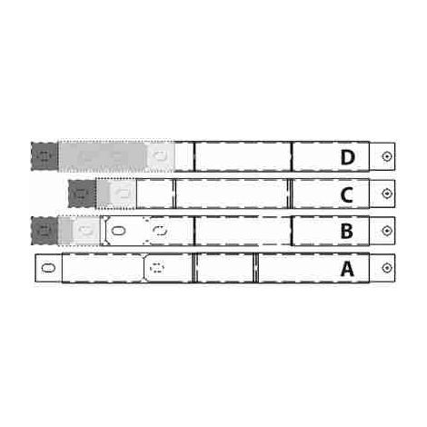 Kit de conexión de barra BTITKC630E y escalera M4 630