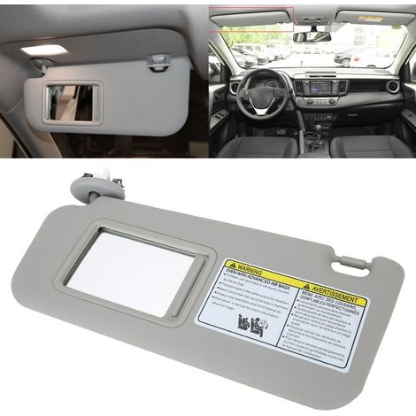 Left Sun Visor for Toyota RAV4 2006, Original Standard Gray ABS Driver-Side Sun Visor 74320-42501-B2 (1/4)