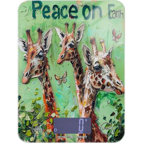 Balance alimentaire numérique étanche et portable- 5 kg/5 g- Girafe (1/5)