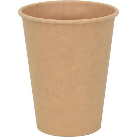 Tasses à café en papier 1000 pcs 12oz 300ml marron (1/5)