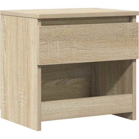 Maison Exclusive - Mesita de noche madera contrachapada color rob (1/5)