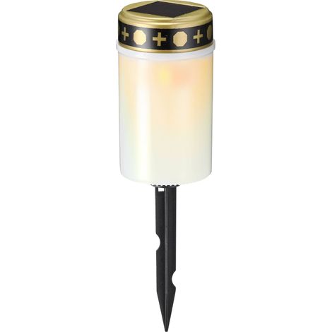 WS-SGW02 Bougie de cimetière solaire LED 0.06 W jaune blanc Y664412 (1/5)