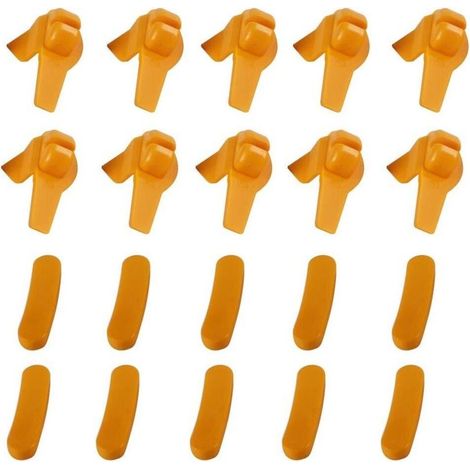 20 pièces Tête de Démonte-pneu avec Protège-jante et Insert Canard pour Changement de Pneus (1/5)