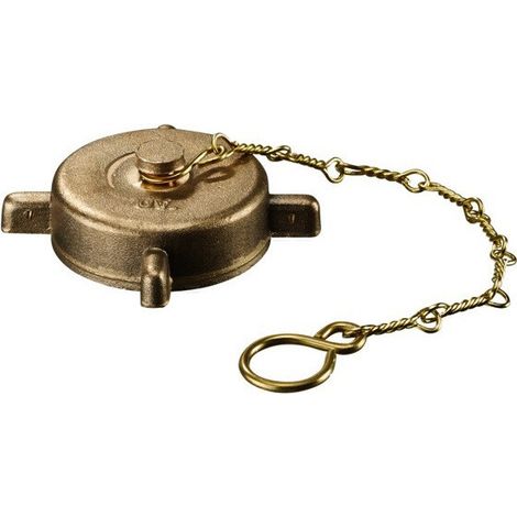 CAPUCHON DE FERMETURE 2 1/2, POUR RAC. DE REMPL., + CHAIN.