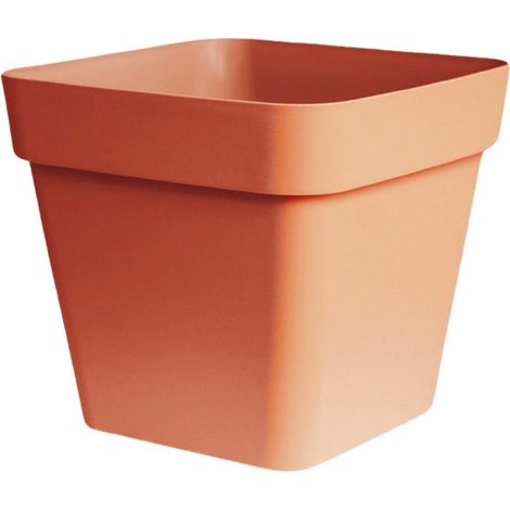 Cleo Square Planter - L40 x W40 x H39 cm - Terracotta