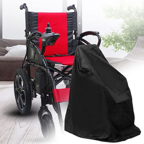 Housse de protection professionnelle pour fauteuil roulant électrique, imperméable, coupe - vent, anti - UV, housse anti - poussière réglable en tissu 210d Oxford