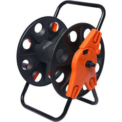 Chariot Enrouleur de Tuyau D'Arrosage pour L'Agriculture, L'Entretien des Pelouses et le Lavage de Voitures - Support de Tuyau D'Arrosage avec Mécanisme D'Enroulement en Douceur (1/5)